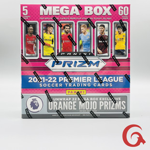 售罄2021-22 Panini 英超 prizm Mega 橙Mojo盒 足球盒卡