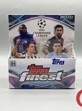 2021-22 Topps 欧冠 Finest UEFA Champions League 足球盒卡