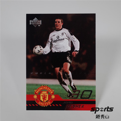 UD亚德-25奥谢O'Shea曼联2001/02赛季球星卡基本卡