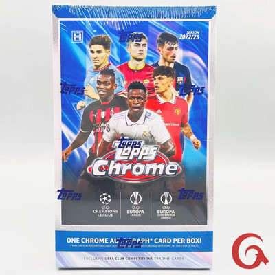 2022-23欧冠欧战Topps Chrome Hobby盒  足球盒卡
