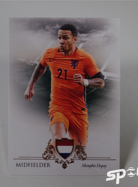 Futera福特拉2016-德佩Depay荷兰/基本卡/MF中场045#球星卡