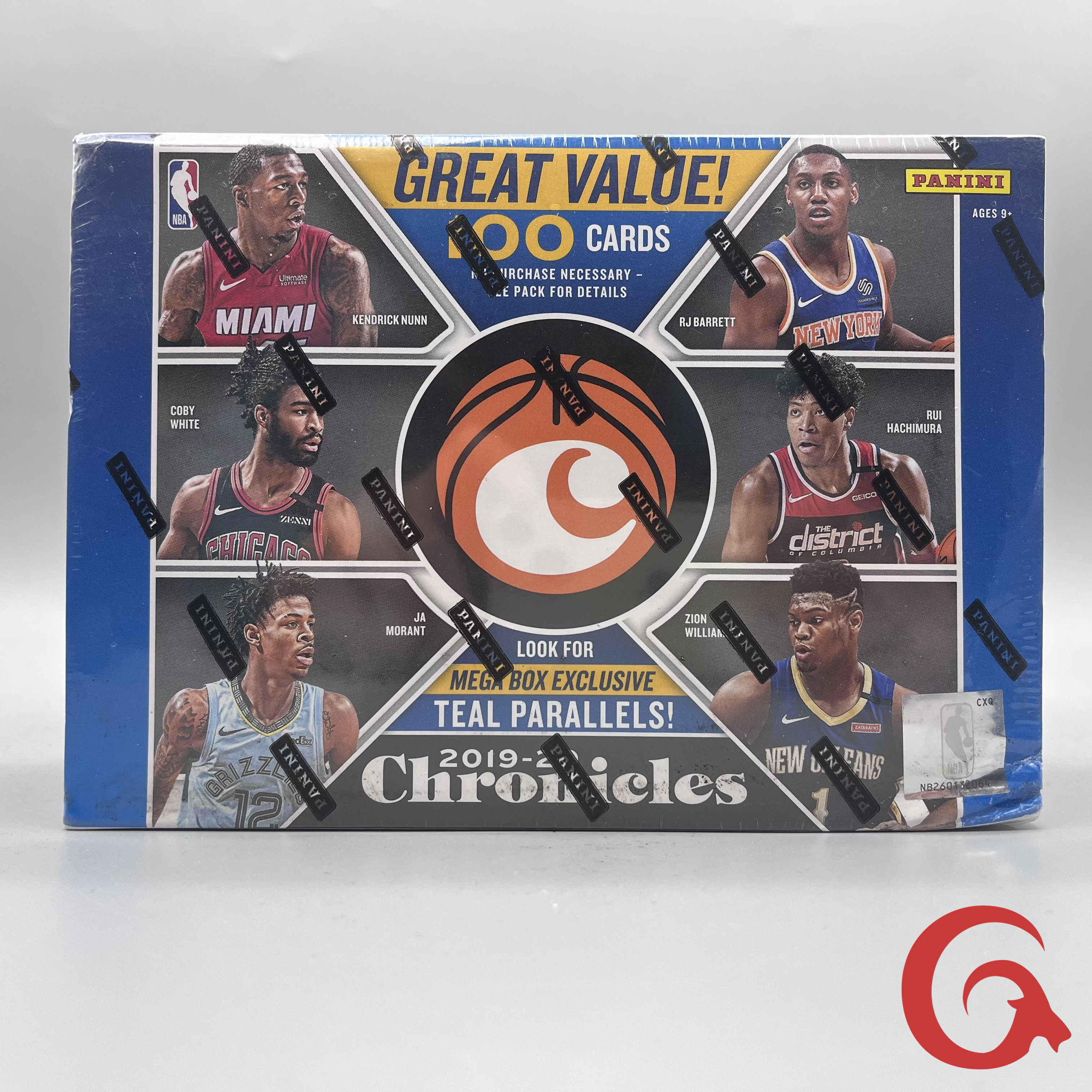 2019-20 Panini Chronicles Basketball Cards  编年史Mega盒