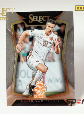 100#范佩西(Persie)-荷兰/曼联阿森纳-Select2015足球球星卡Base