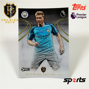 德布劳内(Kevin De Bruyne)074#-曼城-1617Topps英超球星卡