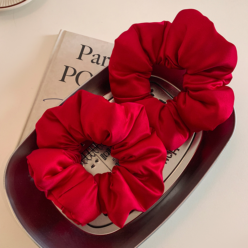 不伤发！睡觉可带真丝枕头发圈