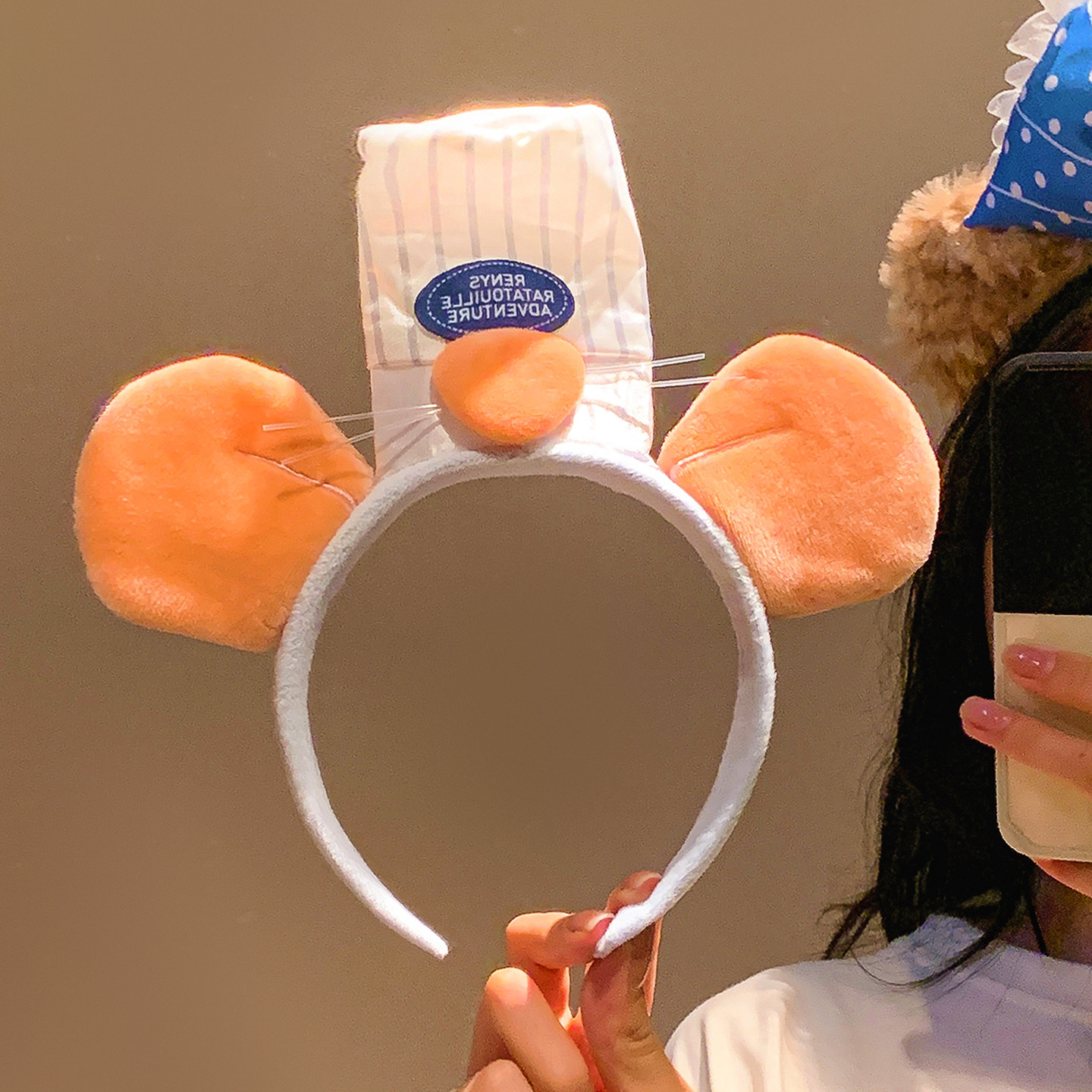 超可爱！迪士尼料理鼠王毛绒发箍