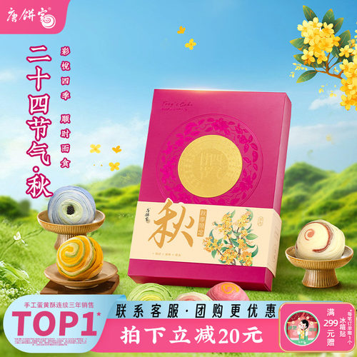 唐饼家24节气礼盒上海美食蛋黄酥