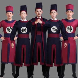 清朝官兵服装儿童古装成人衙役衣服清代衙门狱卒捕快侍卫官差演出