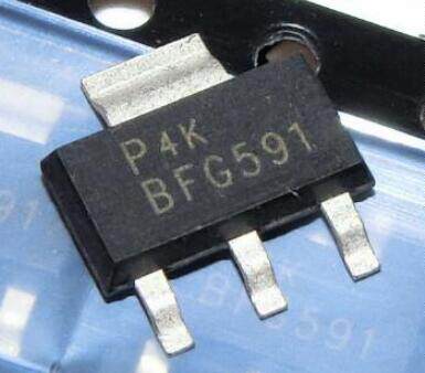 BFG591 15V/0.2A 贴片SOT-223 NPN高频三极管 7GHz宽带晶体芯片