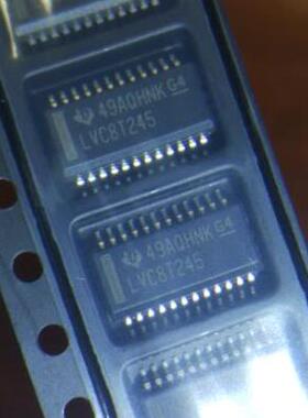 SN74LVC8T245DBQR 丝印LVC8T245 双电源总线收发器IC SSOP-24全新