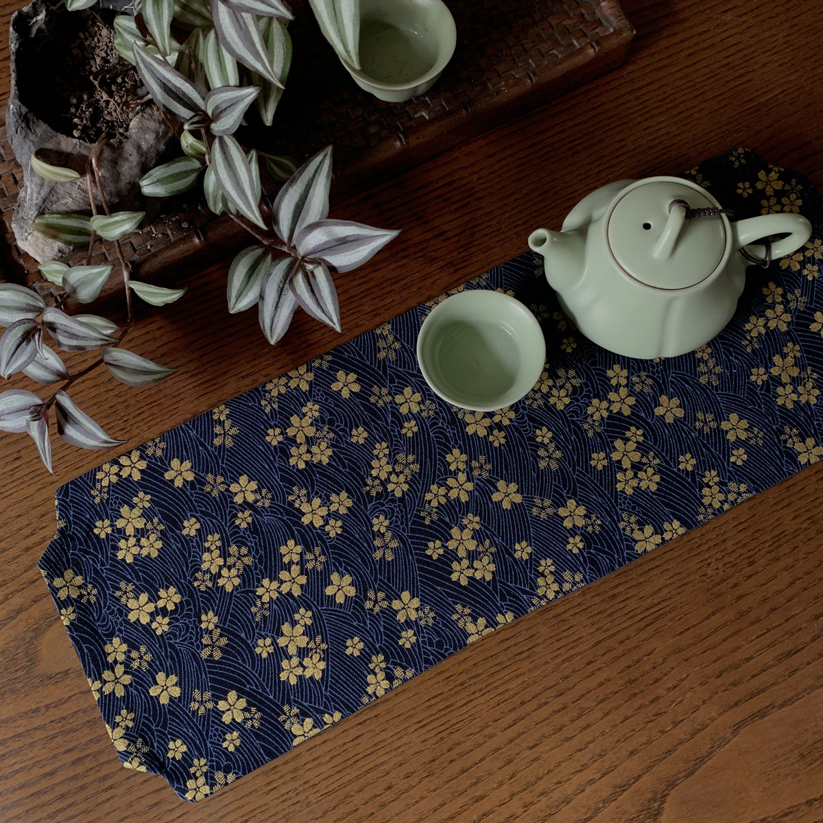 青花茶席新中式防水禅意桌旗壶承隔热垫日式茶具茶巾茶道配件,居家布艺,茶席,淘宝优惠券,粉丝福利购,淘宝优惠卷