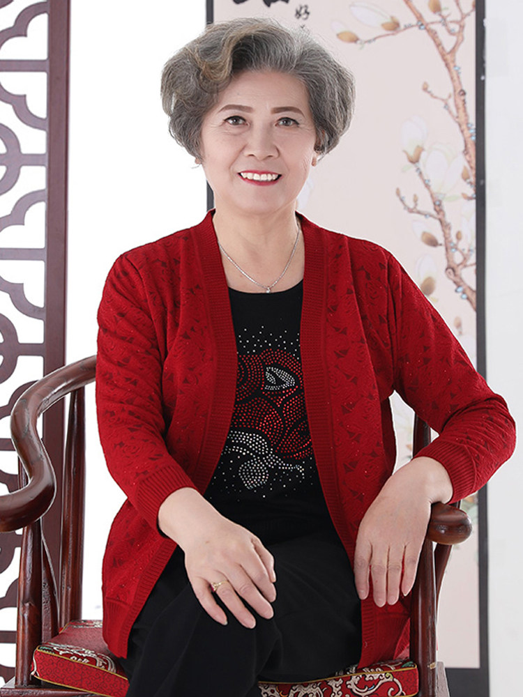 神采夫人中老年女装时尚两件套
