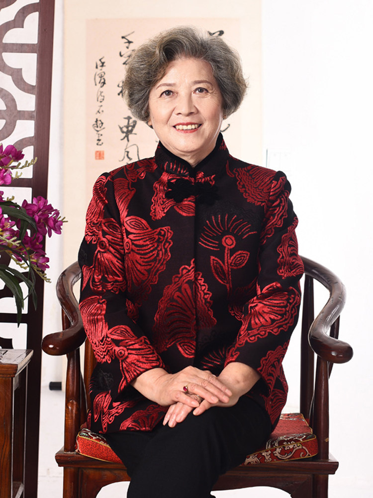 神采夫人2023年中老年女装春秋装喜庆唐装新款妈妈奶奶装上衣外套