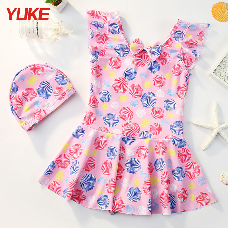 children Swimsuit girl CUHK Conjoined Skirt Swimming suit pupil baby child ins Fashion swimsuitin the Sports/Yoga/Fitness/Fans supplies , Swim , Children's swimwear/Pants  category - from Buy2taobao.com to provide professional Taobao agent buy service