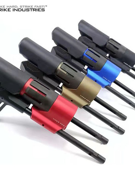 SI毒蛇二代后托黑纱双色伸缩后托PDW2代金属 玩具后托 金属