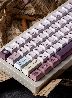 原创设计麻薯键帽原厂高度wooting atk68 v75x 醉鹿 g68  夜魔rog