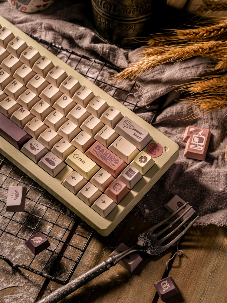 구운 키캡 메일라드 컬러 매칭 WOOTING KEYCAP ATK68 키캡 V75X DRUNK DEER G68 NIGHT DEVIL ROG