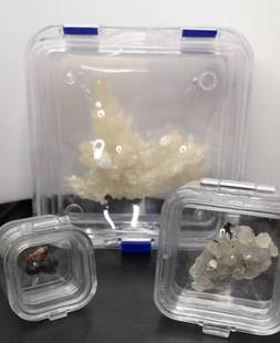 高弹薄膜双层运输保护盒标本展示盒收纳首饰盒以南的小巷矿物周边