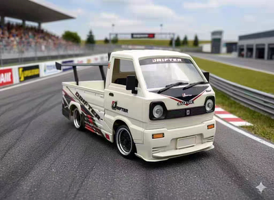顽皮龙WPL D14S 1:10 全比例 铃木低趴带包围 RC 无刷 漂移遥控车