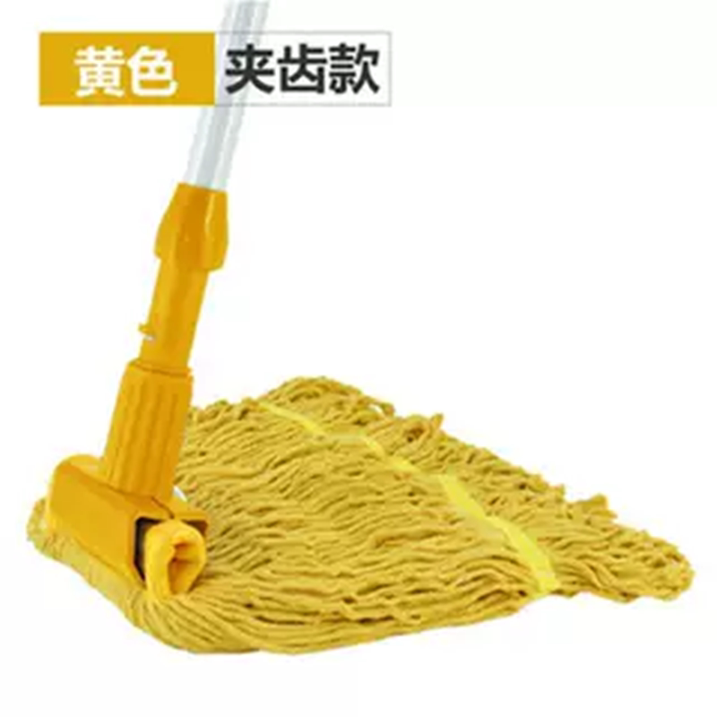 加厚棉线吸水拖布替换头老虎夹静电平地蜡拖头酒店肯德基专用拖把