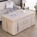 2025新款 烤火罩长方形桌罩现代简约取暖桌套加绒加厚电炉罩连体罩