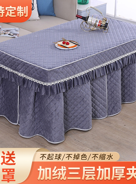 加厚烤火罩套长方形桌罩电茶几取暖桌棉罩烤火罩家用电暖炉罩新款