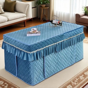 加厚电炉烤火桌子罩套新款桌布取暖罩家用茶几烤火炉长方形桌罩套