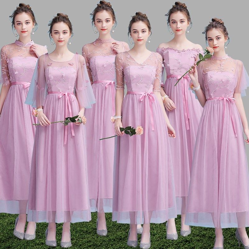 伴娘礼服女2019气质姐妹团闺蜜装裙特别长款仙气梦幻新款2018春冬在类目 女装/女士精品, 婚纱/旗袍/礼服, 礼服/晚装中 - 来自Buy2taobao.com提供专业的淘宝代购服务