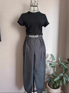 欧五加5+正品新款女春夏束脚收口宽松休闲长裤工装裤子2NN2063260