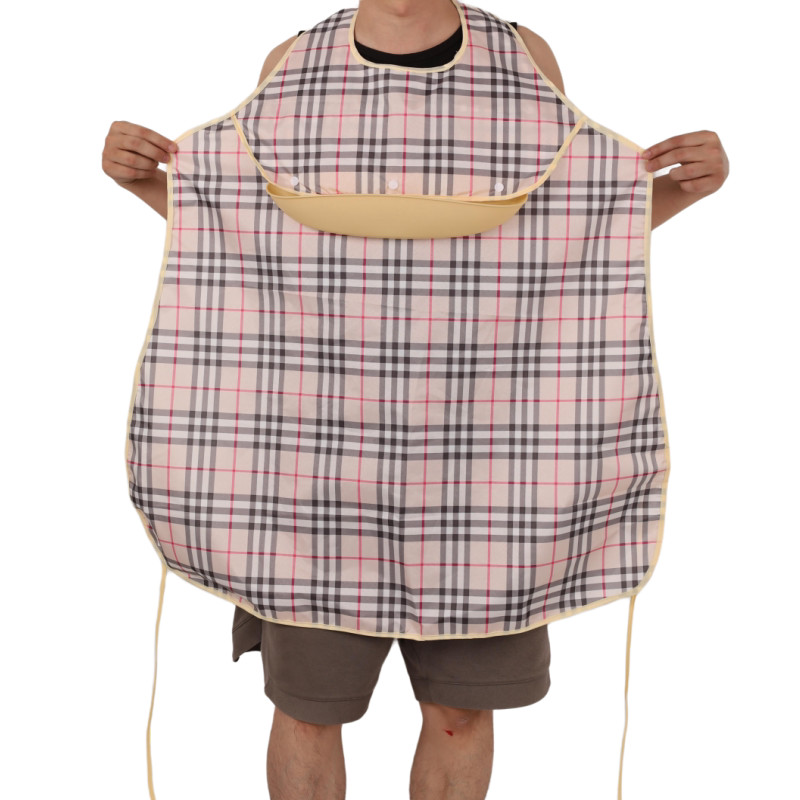 老人吃饭用的围兜老年人防流口水围嘴饭兜成人围裙大人专用口水巾