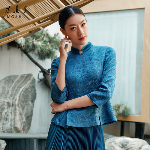 木真了长袖女上衣2026新品桑蚕丝