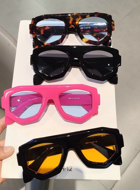 不规则多边形太阳镜2026新款欧美墨镜ins出游街拍太阳眼镜开车女