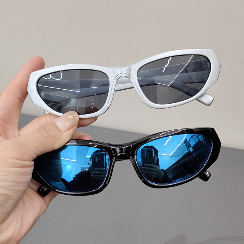 男士太阳镜户外骑行运动眼镜防紫外线时尚潮流欧美风未来感墨镜女