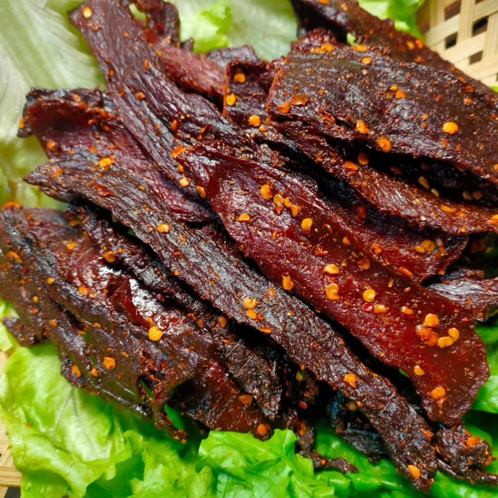 云南德宏特产 傣味牛肉干巴  香酥芝麻薄片干巴100克包邮傣家风味