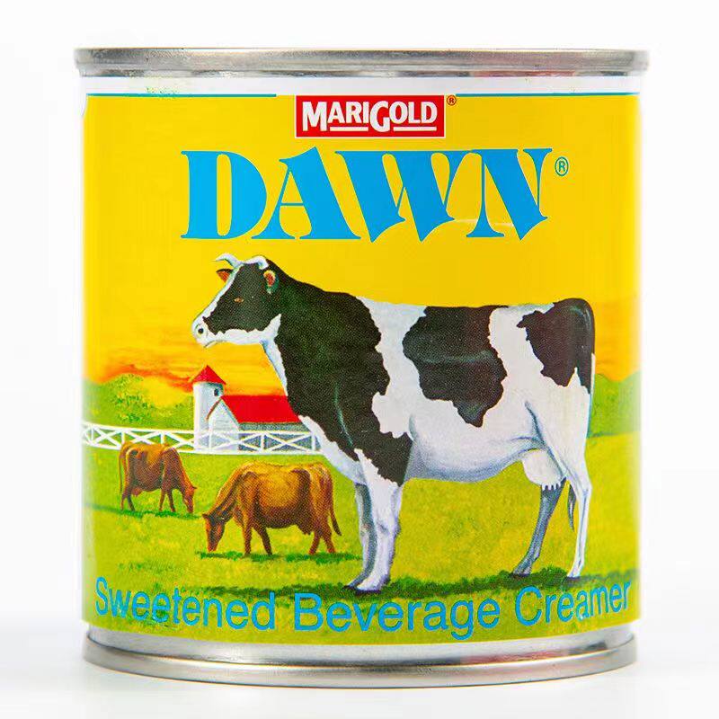 缅甸特产原装老装炼乳DAWN泡鲁达材料380g甜点蛋挞烘焙奶茶原料