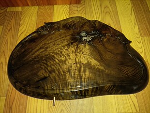 小叶金丝楠木阴沉木茶盘