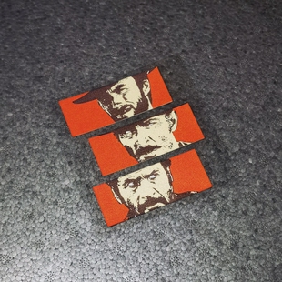 SOKO贴贴 黄金三镖客车贴贴纸镖客三部曲 经典西部大镖客电影贴纸