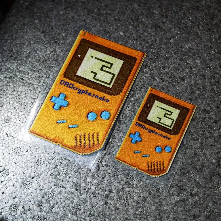 SOKO贴贴 贪吃蛇 游戏机 掌机 像素 小型贴纸潮 创意卡通反光贴