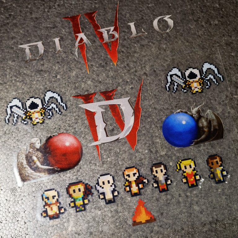 SOKO贴贴暗黑破坏神车贴贴纸暗黑破坏神4 Diablo4泰瑞尔暴雪游戏