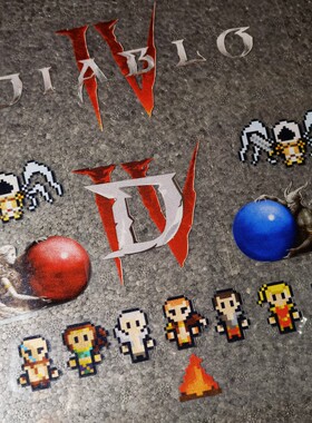 SOKO贴贴 暗黑破坏神车贴贴纸暗黑破坏神4 Diablo4泰瑞尔暴雪游戏