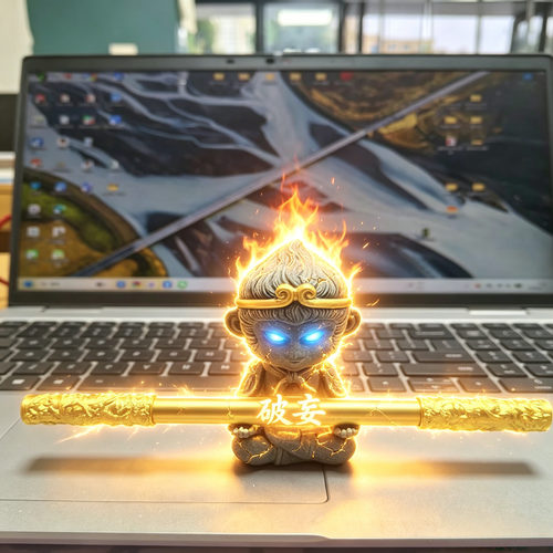 紫砂斗战胜佛孙悟空茶宠摆件