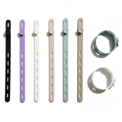 23.5CM硅胶自锁可重复使用捆扎带