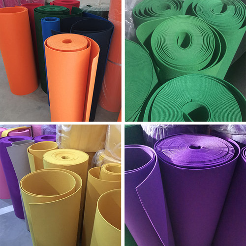 彩色自粘幼儿园定做门贴毛毡布