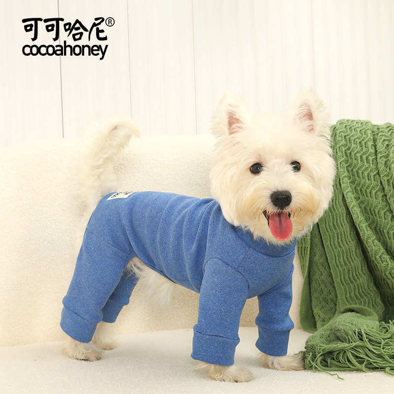 可可哈尼德绒保暖舒适宠物服饰
