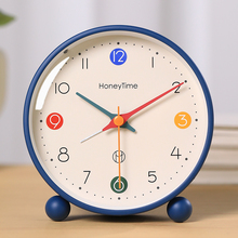 简单实用桌面闹钟儿童男孩小学生用专用起床神器女孩摆台式时钟表