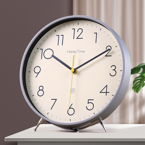 简约静音大数字家用座钟摆件