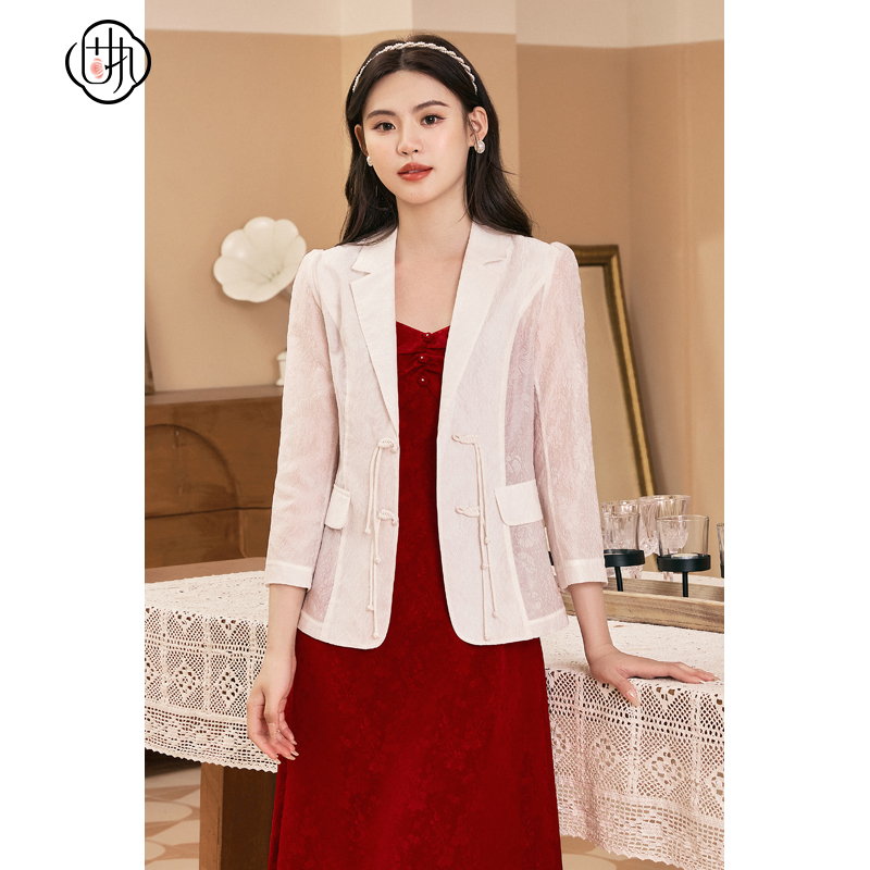 2023西装外套固执复古