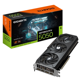 技嘉RTX5050OC GAMING OC魔鹰/风魔 8GD台式机电脑电竞游戏显卡