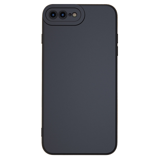 适用苹果8plus手机壳iPhone7rplus保护套八p软ps外壳p1us直边气囊防摔薄软壳 A1661黑新款七i了A1864软ip男