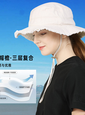 outfly流苏户外韩版春夏季宽防晒